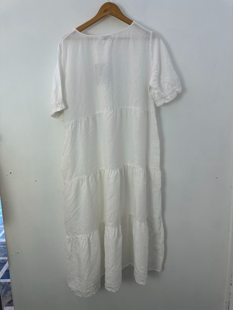 Wallace Cotton Midi Dress, XL