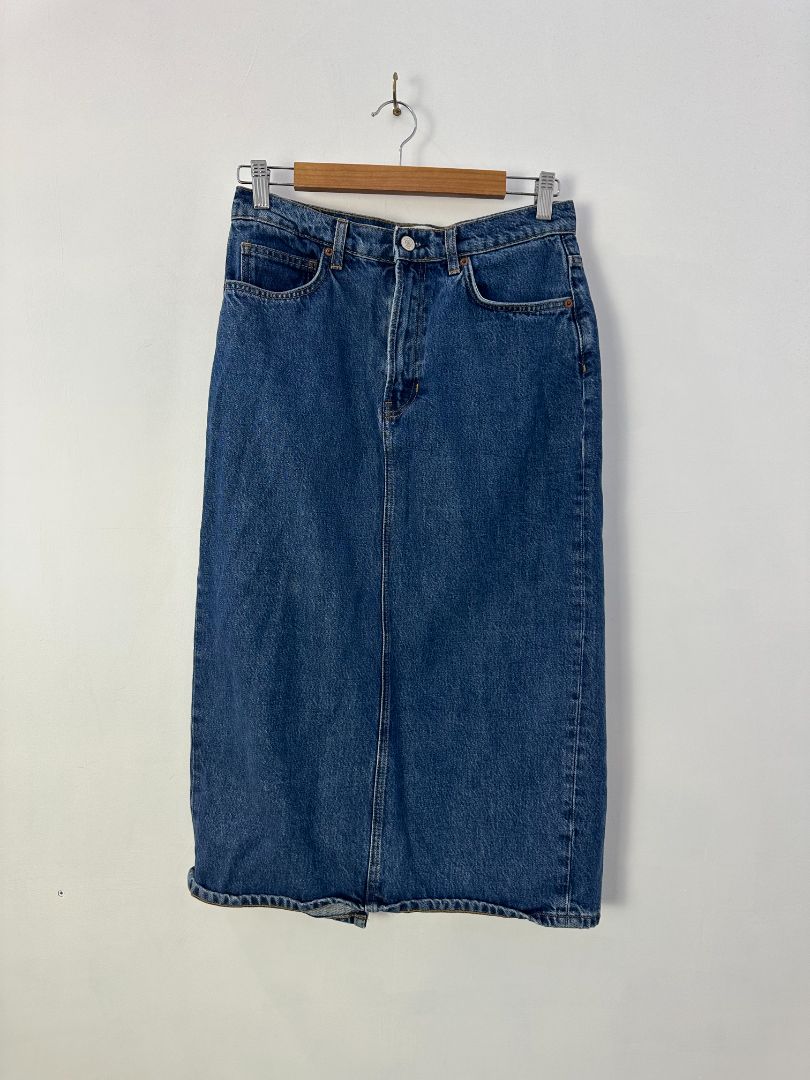 Reformation Jeans Midi Skirt, 28