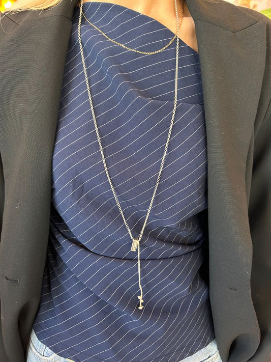 Stolen GF Club Necklace, 925 Silver